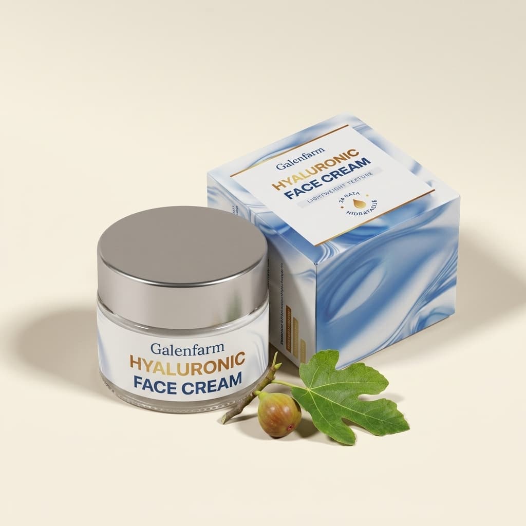 Galenfarm Hijaluronska krema za lice 50 ml – ekstrakt smokve, niacinamid, vitamini B5 B3 E