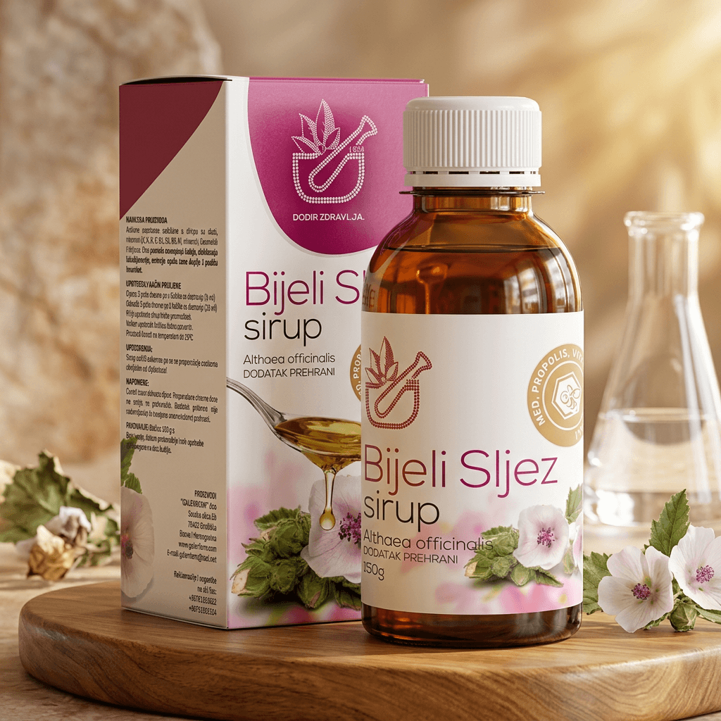Bijeli sljez sirup 150 ml