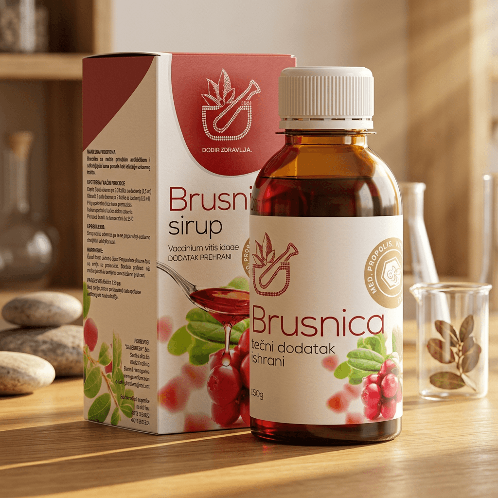 Brusnica sirup 150 ml