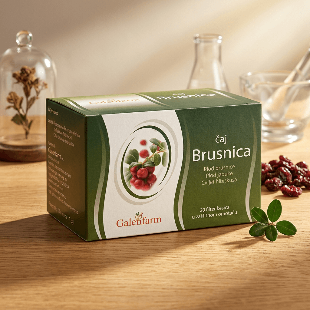 Čaj brusnica, 20 filter kesica