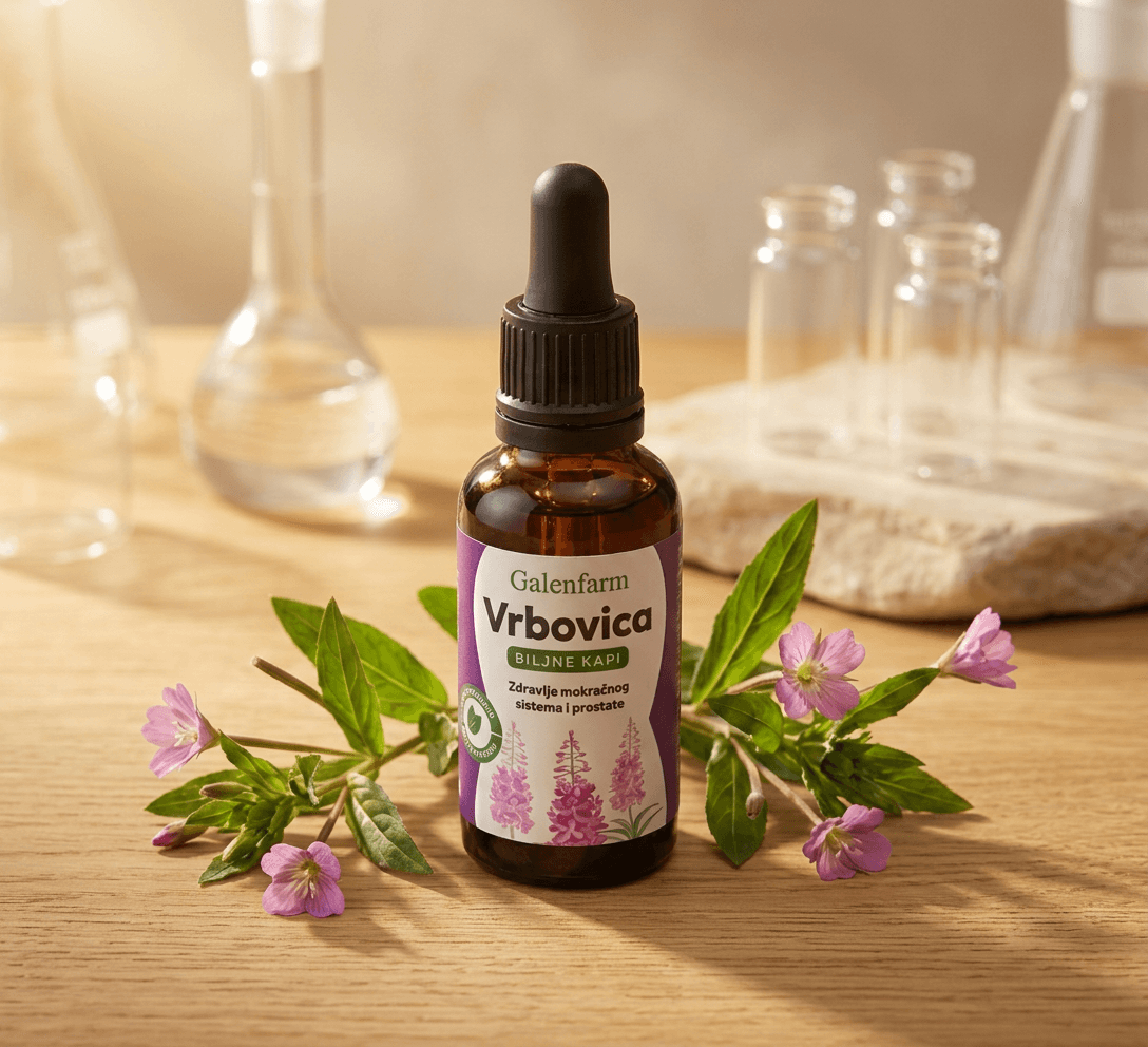Vrbovica kapi 30ml – Prirodna podrška mokraćnim kanalima i prostati – Galenfarm